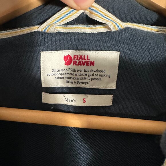Fjallraven Greenland Full Zip Hoodie Size Small Navy Blue - Picture 6 of 10